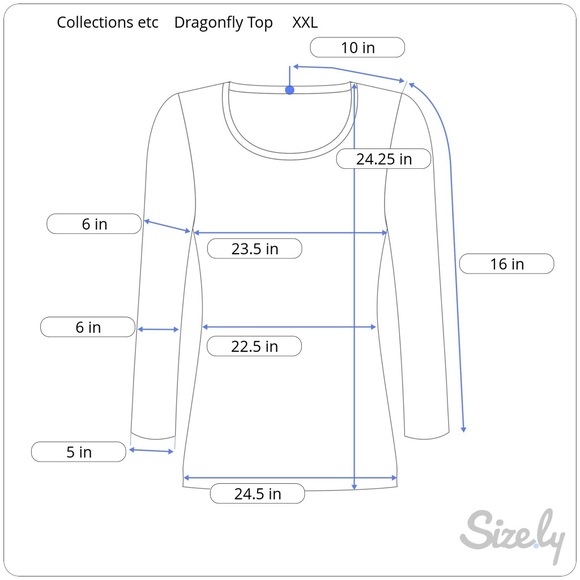 Collections Etc Multi design top.  XXL - Picture 8 of 8